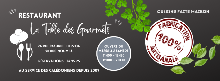 la table des gourmets noumea