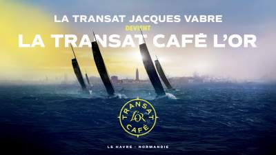 La TRANSAT JACQUES VABRE Normandie Le Havre devient la TRANSAT CAFÉ L&#039;OR Le Havre Normandie