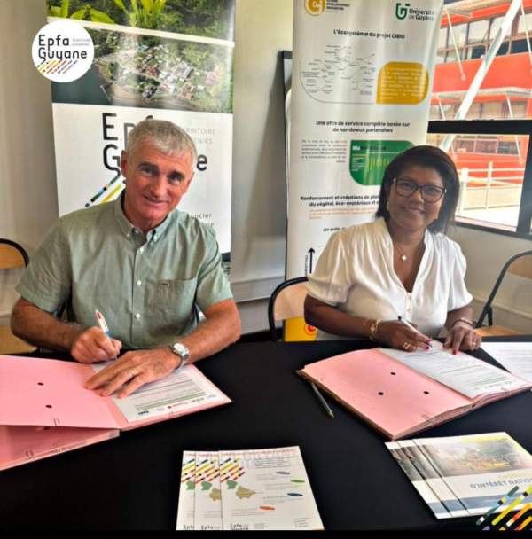 L’EPFA Guyane et le CIBIG : signature d’une convention de partenariat pour une Guyane durable et innovante